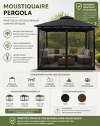 Moustiquaire Pergola