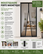 Moustiquaire Porte Magnétique