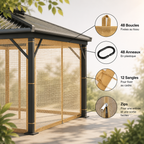 Moustiquaire Pergola